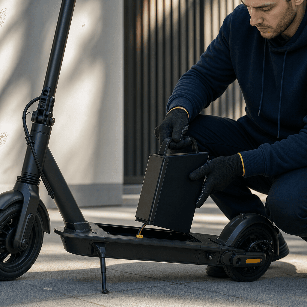 Elektrikli Scooter Bataryası Değişimi makalesinin kapak görseli