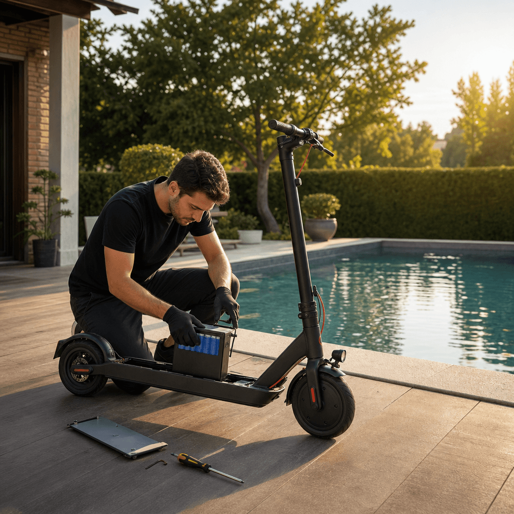 Elektrikli Scooter Batarya Değişimi Nasıl Yapılır: Elektrikli Scooter Batarya Değişimi Rehberi makalesinin kapak görseli
